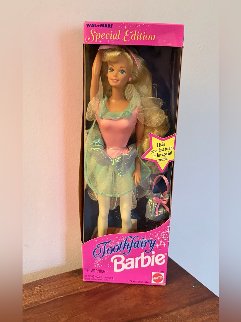Special Edition Toothfairy Barbie Doll in Pink and Mint Green